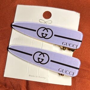 Pastel Purple Hair Clips